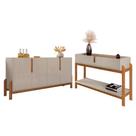 Kit Buffet Aparador 4 Portas 2 Gavetas Lizz DCASA