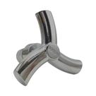 Kit bujao comp. p/ torneira 1/4 volta parede primor chrome