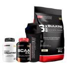 Kit Bulking Protein 6kg + Creatina 100g + BCAA 100g + Coqueteleira - Bodybuilders Kit Bulking Protein 6kg + Creatina 100g + BCAA 100g + Coqueteleira - Bodybuilders