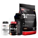 Kit Bulking Protein 6kg + Creatina 100g + BCAA 100g + Coqueteleira - Bodybuilders