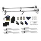 Kit Buzina Maritima 24v 1 Metro Válvula 1/2 Conexão 12MM Suporte Fixar Teto Inox