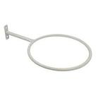 Kit c/ 02 suporte de parede reforçado para bolas suíças branco