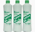 KIT c/ 03 LUTEX 500ml Acetona - Removedor de Esmalte a Base de Acetona