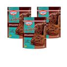 Kit c/ 03un Bolo de Brigadeiro + Confeitos 300g - Dr. Oetker