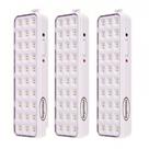 Kit C/ 06 Luminária Luz De Emergência Recarregável 30 Led Segurimax