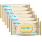 Kit C/06 Toalha Umedecida Lara Baby Premium - 100 Unidades