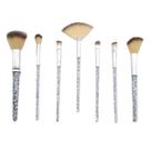 Kit C/ 07 Pincéis de Maquiagem Cerdas de Nylon Makeup P/ Bolsa Viagem Platina Kit C/ 07 Pincéis de Maquiagem Cerdas de Nylon Makeup P/ Bolsa Viagem Platina