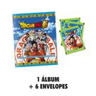 Kit C/ 1 Álbum Brochura + 6 Envelopes De Figurinhas Dragon Ball Super Kit C/ 1 Álbum Brochura + 6 Envelopes De Figurinhas Dragon Ball Super