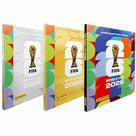 Kit C/1 Álbum Copa Do Mundo, Capa Dura Ouro + Capa Prata + Capa Dura - FIFA Word Cup 2026