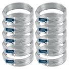 Kit c/ 10 Arame Galvanizado Nº14 Bwg 14 Fio 2,10MM Liso 1kg