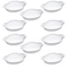 Kit c/10 Assadeira Oval Pequena Opaline 600ML Travessa Forma