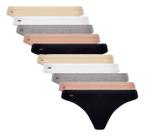 Kit C/10 Calcinhas Fio Loba Lupo Cotton Conforto Macia 40355