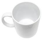 Kit c/10 canecas p/sublimação polímero plástico 325ml branca aaa