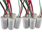 Kit C 10 Capacitor Ventilador Teto 110v 3 Fio 3+7uf 250 Vac