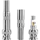 Kit C/10 Conectores Bnc Macho C/Mola P/Cabo 4Mm Cftv, S30Pb