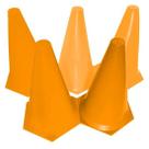 Kit C/ 10 Cones de Plástico Rígido 23cm Prouno