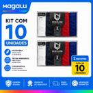Kit C/10 Cuecas Boxer Masculinas Minimalistas DOGZURB em Microfibra Premium Conforto e Estilo Kit C/10 Cuecas Boxer Masculinas Minimalistas DOGZURB em Microfibra Premium Conforto e Estilo