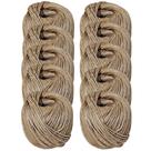 KIT C/10 Fio Barbante Rami 4mm 500g Aprox 130 Mts Artesanato KIT C/10 Fio Barbante Rami 4mm 500g Aprox 130 Mts Artesanato