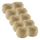 Kit C/10 Fio Cordão Barbante Rami 2mm Rolo Sisal 180 Mts