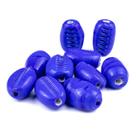 Kit c/ 10 Firmas de Búzios 22 mm Azul Murano Guias Kit c/ 10 Firmas de Búzios 22 mm Azul Murano Guias