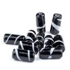 Kit c/ 10 Firmas Lisa 22mm Preto e Branco Murano Guias