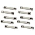 Kit C/10 Fusíveis Cerâmico 20a 127v P/ Micro-ondas Electrolux Mef30, Me28s e Mep41 Original