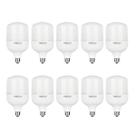 Kit c/ 10 lampadas led bulbo 60w - fortled
