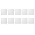 Kit c/ 10 paineis led embutir 18w quadrado - fortled