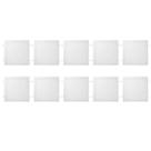 Kit c/ 10 paineis led embutir 24w quadrado - fortled