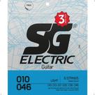 Kit c/ 10 pctes cordas 010 niquel p/guitarra sg 5198tp