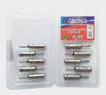 Kit C/ 10 Peças Cb90 Plug Adaptador Cromado Para Antena