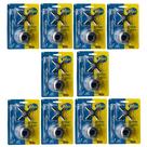 Kit c/ 10 Peças do Acabamento p/ Registro Blukit C-37 ABS Cromado p/ Deca/Docol 091701