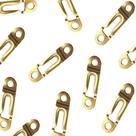 Kit C/ 10 Peças - Suporte Fixador Para Invisível Nicho Na Parede Bicromatizado