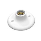 Kit c/ 10 plafon redondo sobrepor soquete e-27 branco