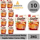 Kit C/10 Promocional Neilar Sopão Sabor Carne 200g Kit C/10 Promocional Neilar Sopão Sabor Carne 200g