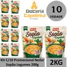 Kit C/10 Promocional Neilar Sopão Sabor Legumes 200g Kit C/10 Promocional Neilar Sopão Sabor Legumes 200g
