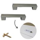 Kit C/ 10 Puxadores Para Móveis - Lusa 96mm