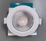 Kit c/ 10 spot led 7w embutidor direcional - redondo branco frio 6500k - SAIME