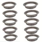 KIT C/ 10 UN.Aro Acabamento Inox p/ furo de 15cm na bancada