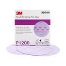 Kit c/ 10 un Disco 3M Hookit P1200 152mm Purple S/Furo Kit c/ 10 un Disco 3M Hookit P1200 152mm Purple S/Furo