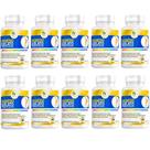 KIT C/10 Un Magnésio Quelato Mg Puro Premium 260mg 60 Cápsulas - Fits Life