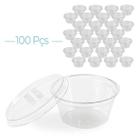 Kit C/100 Molheiras Descartável Porta Molhos Delivery 30ml