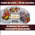 Kit C/ 100 Panos de Prato Pé De Galinha Com Bainha Estampado Legitimo Original Várias Estampas