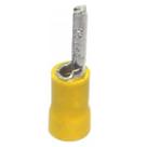 Kit c/ 100 Terminal Pino Amarelo Pré Isolado 4,0 - 6,0mm
