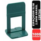 Kit C/1000 ESPAÇADOR NIVELADOR SLIM 2,0 MM GRANEL CORTAG Kit C/1000 ESPAÇADOR NIVELADOR SLIM 2,0 MM GRANEL CORTAG