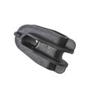 Kit c/ 100PC Isolador Castanha V Preto - Fuzil