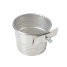 Kit c/ 10PC Comedouro Aluminio Pássaro Caneca Médio Com Borboleta -Fuzil
