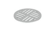 Kit c/ 10PC Grelha Plastica 100mm Aluminio N12 Redonda 90049 - Amanco