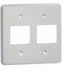 Kit c/ 10PC Placa 4x4 2 Teclas + 2 Tecla 13pl22 - Perlex