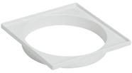 Kit c/ 10PC Porta Grelha 150mm Quadrada Branca - Plasticos Luconi